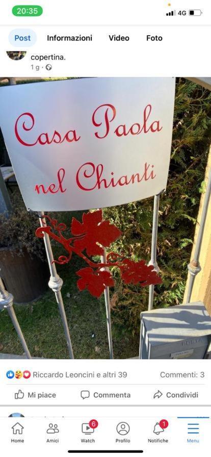 Casa Paola Nel Chianti Bed & Breakfast Castelnuovo Berardenga Ngoại thất bức ảnh